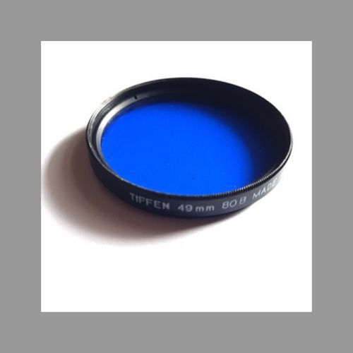 Tiffen 49mm 80B - Color Conversion Filter increase color temp. Canon, Nikon