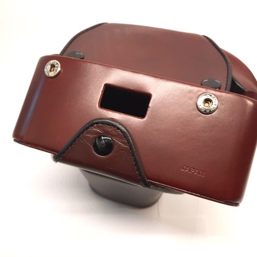 thumbnail-5 for Vintage Nikon CF-20 - Oxblood Red Ever Ready Camera Case for Nikon F3 - Clean