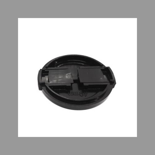 thumbnail-2 for Black Plastic 49mm Front Lens Cap - Snap - On , Fits Canon, Minolta, Pentax, etc