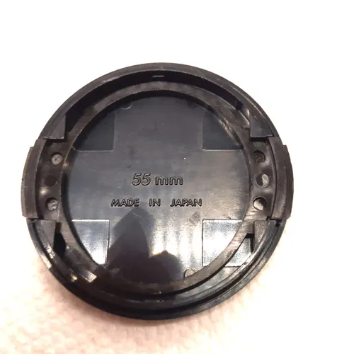 thumbnail-3 for Vintage Sigma Black Front Lens Cap - 55mm Diameter - Clip on Style 