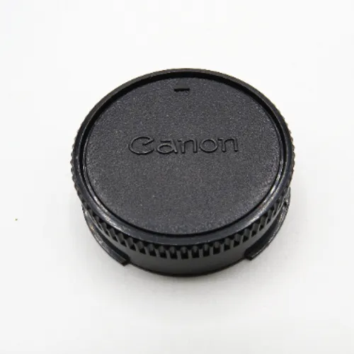 thumbnail-0 for Vintage Canon Black Plastic Rear Lens Cap - Japan - Fits Canon AE-1 Camera - In Clean Condition 