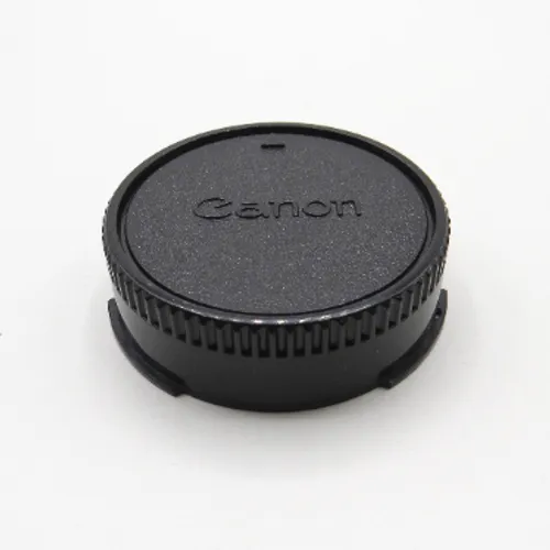 thumbnail-1 for Vintage Canon Black Plastic Rear Lens Cap - Japan - Fits Canon AE-1 Camera - In Clean Condition 