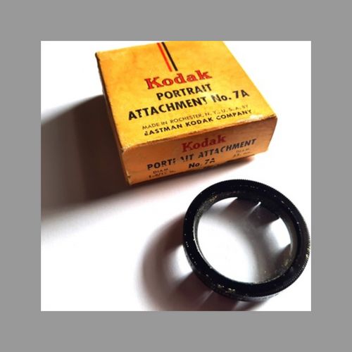 Vintage Kodak No.7A - Portrait Attachment Camera Filter - Clean