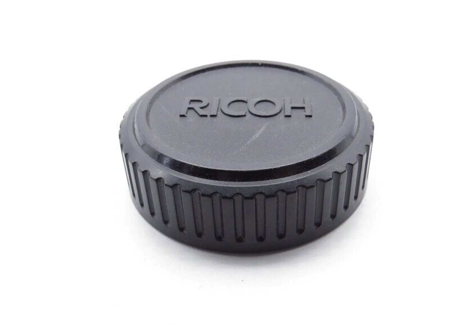 Vintage Ricoh P/ K Black Plastic Rear Lens Cap - Bayonet K Mount - Clean