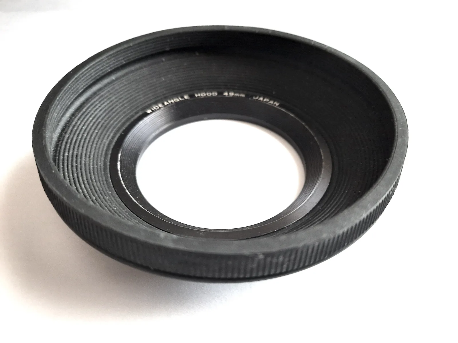 Wide Angle Rubber Folding - 49mm Lens Hood Sun Shade Screw-in