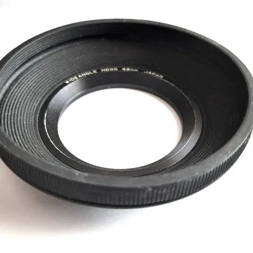 thumbnail-0 for Wide Angle Rubber Folding - 49mm Lens Hood Sun Shade Screw-in