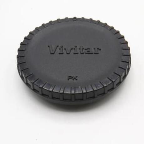 thumbnail-0 for Vintage Vivitar PK - Black Plastic Lens Cap for Telecoverter Pentax PK Mount - In Good Condition 