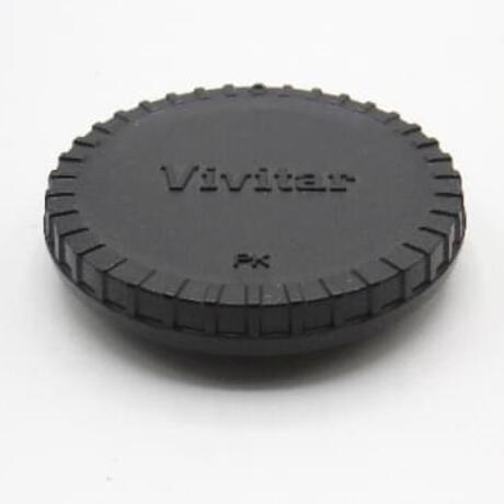 thumbnail-1 for Vintage Vivitar PK - Black Plastic Lens Cap for Telecoverter Pentax PK Mount - In Good Condition 