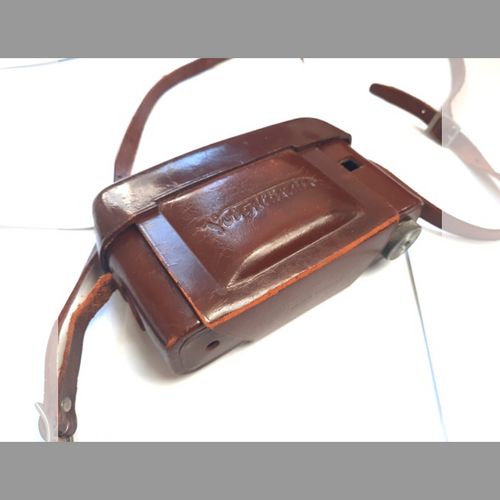 Vintage Voigtlander Brown Leather Case for Vitessa 35mm Film Rangefinder 