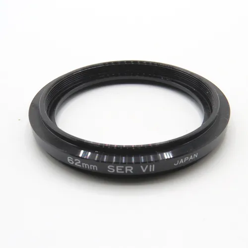 thumbnail-0 for Vintage Black Metal Filter Adapter - 62mm to 54mm - SER VII - In Good Condition