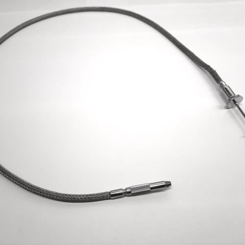 thumbnail-1 for Vintage SHUTTER RELEASE CABLE Metal Braid 21" Marked Germany