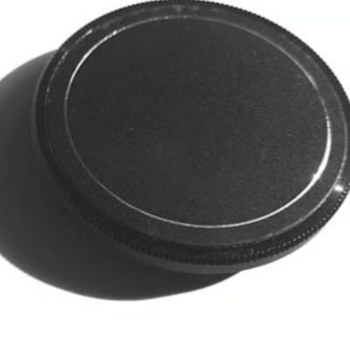 Black Metal  39mm Camera Body Cap - Screw mount for Leica Leitz M39 - Clean