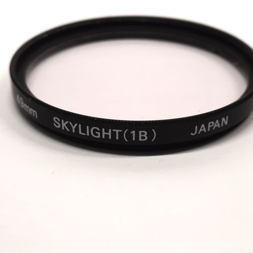 thumbnail-1 for Vintage HOYA Skylight (1B) Filter - 49mm Dia. Thread Mount - in Good Condition