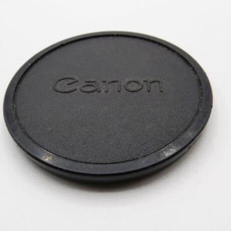 Vintage Canon Black Plastic Lens Cap - Canon No. 4 - 55mm Diameter - Push on Style - In Good Condition 