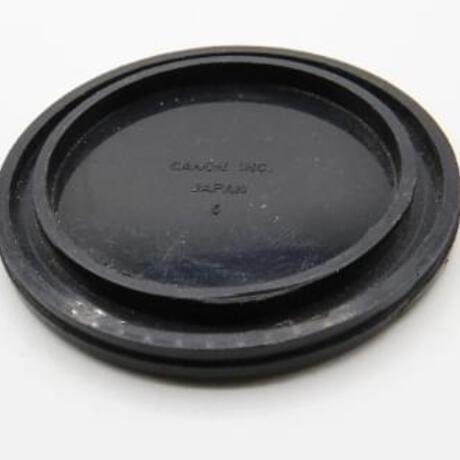 thumbnail-2 for Vintage Canon Black Plastic Lens Cap - Canon No. 4 - 55mm Diameter - Push on Style - In Good Condition 