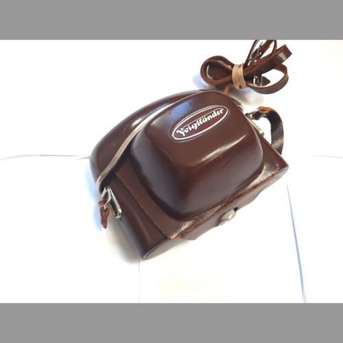 thumbnail-1 for Vintage Voigtlander Camera Case for Bessamatic 35mm Film Camera - Clean