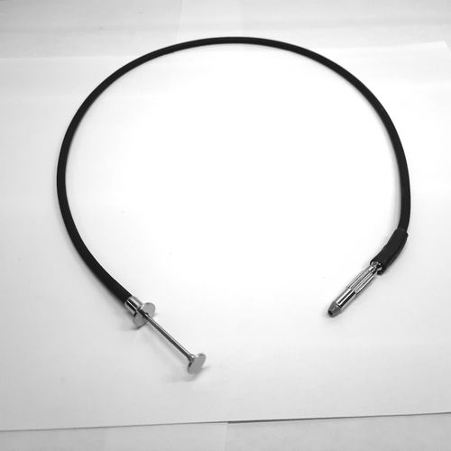 Vintage SHUTTER RELEASE CABLE Black Cloth 21" - Marked Germany
