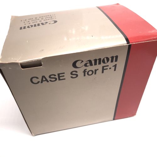 thumbnail-1 for Canon Black Leather Original F-1 S Case - F-1 SLR Camera - Like New