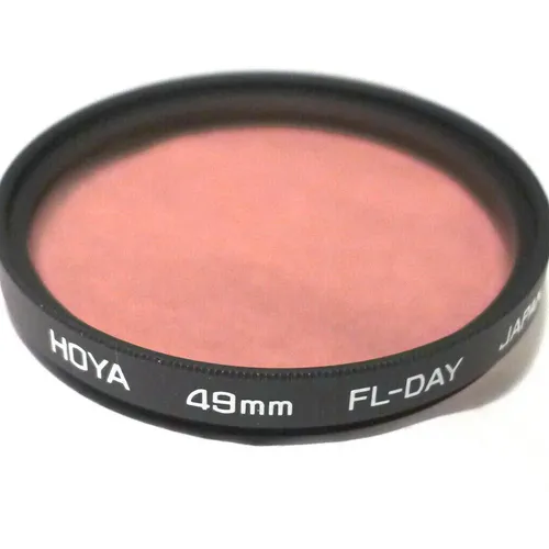 thumbnail-0 for Vintage Hoya FL-D Filter - Fluorescent Color Corection - 49mm Thread Mount