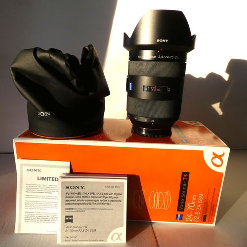 Sony Zeiss 24-70mm F2.8-70 ZA SSM Vario-Sonnar T* Lens A Mount