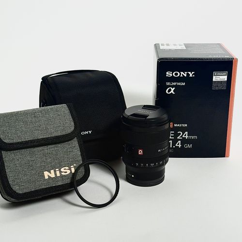 [NM] BUNDLE DEAL! Sony FE 24mm F/1.4 GM E mount w/ NiSi ND Filters K&F 1/4 Mist Diffusion