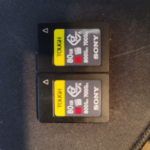 thumbnail-0 for Sony 80GB CFexpress Type A TOUGH Memory card (2 pack) Like new!