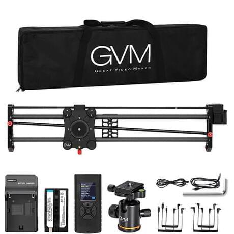 thumbnail-1 for GVM Professional Video Carbon Fiber Motorized Camera Slider (32")