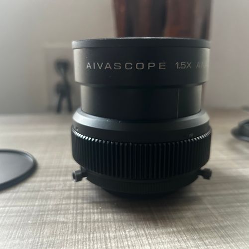 Aivascope 1.5x Amber Single Focus Anamorphic Adaptor Version 4 Cinemascope