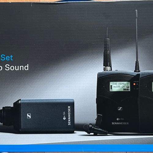 Sennheiser EW 100 ENG G4 Camera Mount Wireless Combo Microphone System 