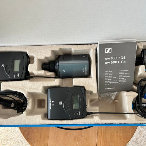 thumbnail-1 for Sennheiser EW 100 ENG G4 Camera Mount Wireless Combo Microphone System 