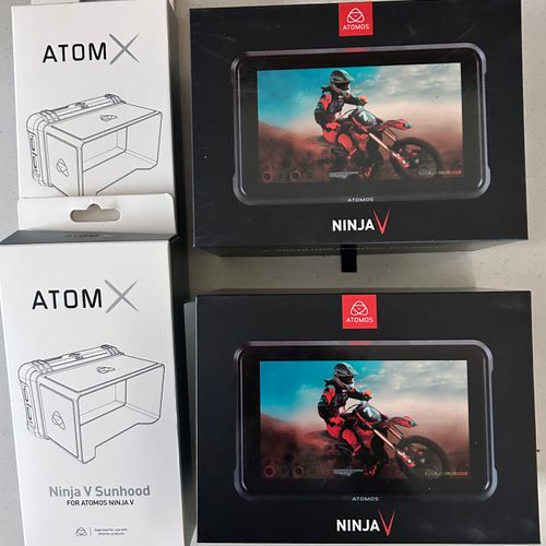 TWO Atomos Ninja 5.2" 4K HDMI Recording Monitors