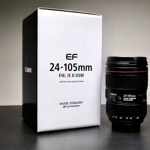 thumbnail-0 for Like New with Box - Canon 24-105mm mkii (EF)