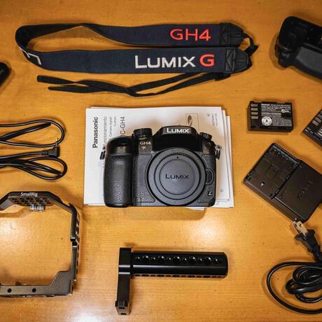 Panasonic LUMIX GH4 4K Mirrorless Camera, 16 Megapixels, Touch LCD