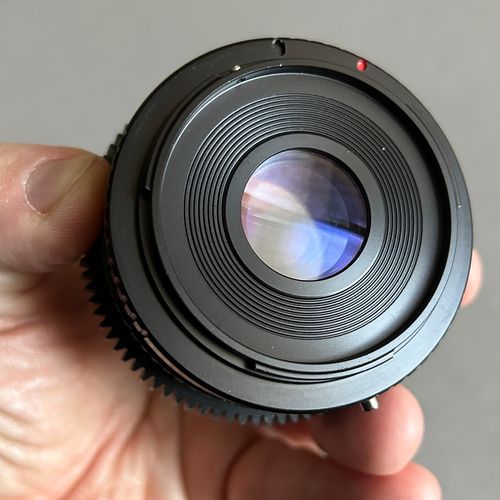 thumbnail-2 for Minolta 45mm f/2 Rokkor-X MD-Mount Prime Lens EF mount