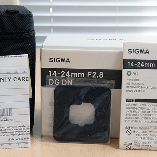 SIGMA 12-24mm f/4 DG ART LENS IN CANON EF MOUNT