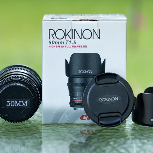 Rokinon 50mm T1.5 AS UMC Cine DS Lens for Canon EF Mount