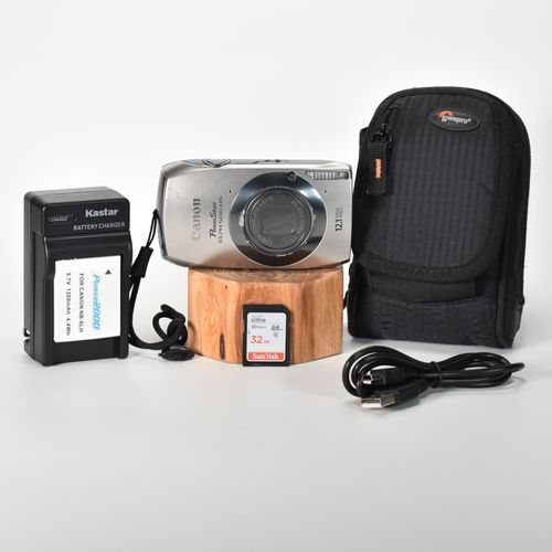 Canon Powershot 500 HS ELPH Digital Camera 12.1MP 4.4x Opt Zoom 32GB SD Card