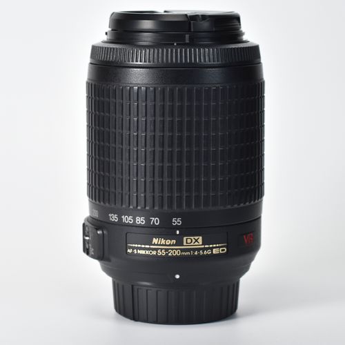 thumbnail-1 for Nikon AF-S DX Nikkor 55-200mm f/4-5.6 G ED VR AF Zoom Lens Bag MINT