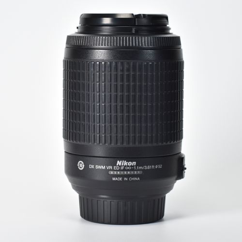 thumbnail-3 for Nikon AF-S DX Nikkor 55-200mm f/4-5.6 G ED VR AF Zoom Lens Bag MINT