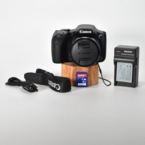 Canon PowerShot SX520 HS Digital Camera 16.0MP 42x Optical Zoom HD Video 8GB SD