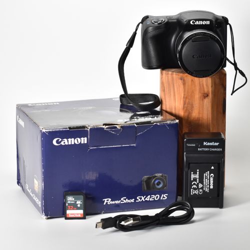 Canon PowerShot SX420 IS Digital Camera 20MP 42x Opt Zoom HD Video WiFi 32GB SD