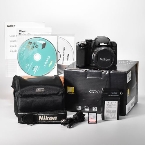 Nikon COOLPIX P510 Digital Camera 16.1MP 42x Optical Zoom HD Video 128GB SD
