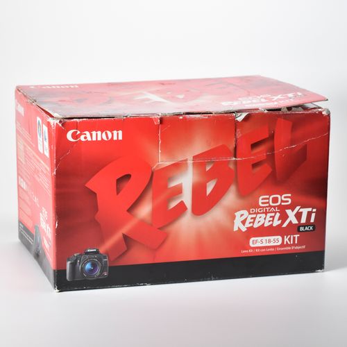thumbnail-22 for Canon EOS Digital Rebel XTi 400D DSLR 10.1MP EF-S 18-55mm Canon Lens 2GB CF Card