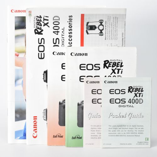 thumbnail-21 for Canon EOS Digital Rebel XTi 400D DSLR 10.1MP EF-S 18-55mm Canon Lens 2GB CF Card