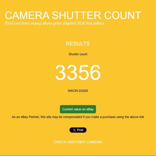 thumbnail-34 for Nikon D3200 DSLR Camera 24.2MP 18-55mm 55-200mm Lens 3356 Clicks 128GB SD MINT