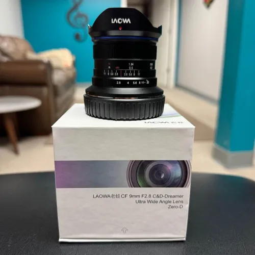 thumbnail-0 for Laowa Zero Distortion 9mm RF mount APS-C super 35 lens