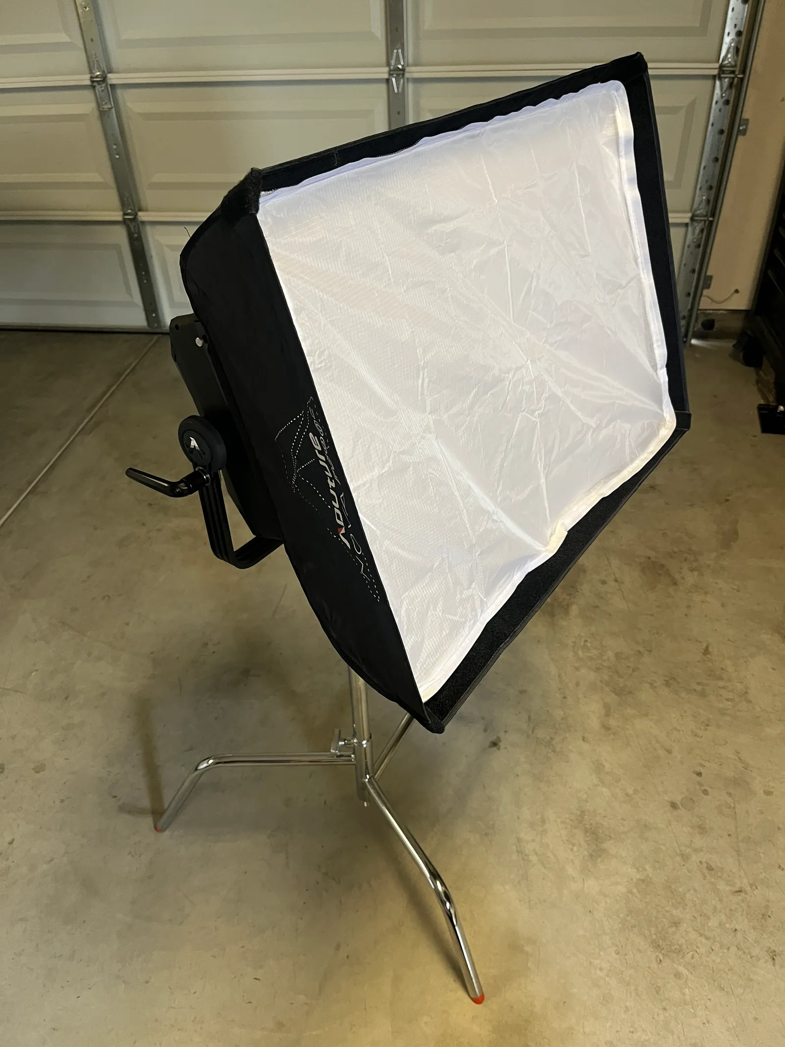 Aputure Nova P300c RGB LED Light Panel w/ softbox + custom travel case ...