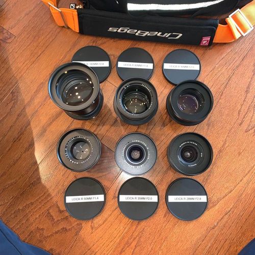 thumbnail-1 for Leica R Cinema Modded 6-Lens Kit EF with Case