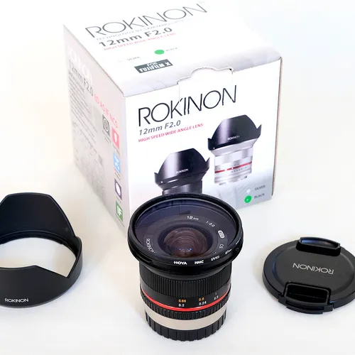 Rokinon 12mm F2.0 lens