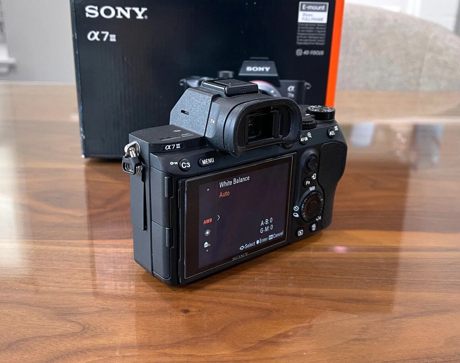 Sony a7 III ILCE7M3/B Mirrorless Camera Body in Box ~ MINT ~1025 Actuation